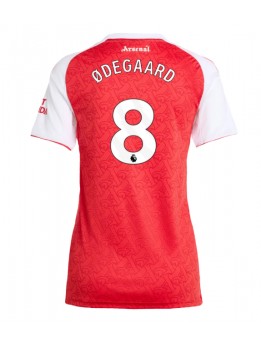 Arsenal Martin Odegaard #8 Replika Hemmakläder Dam 2025-26 Kortärmad